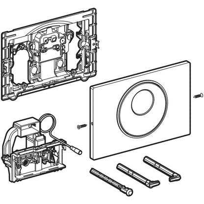 Geberit Sigma10 touchless/manual WC flush plate for Sigma cistern