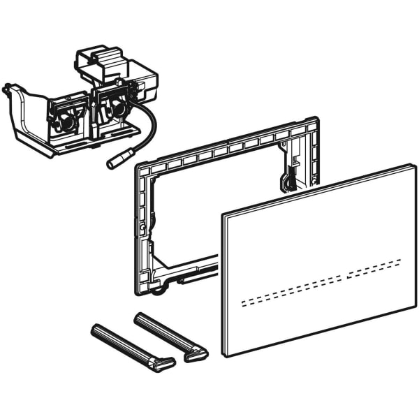 Geberit Sigma80 touchless flush plate for Sigma cistern