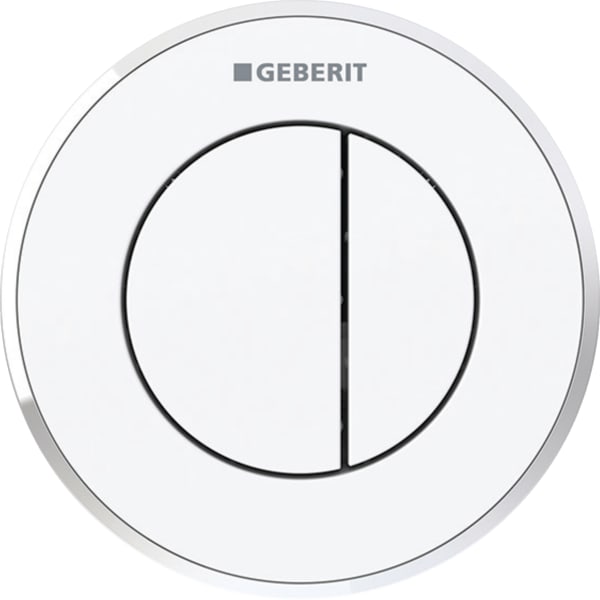 Geberit Type 10 dual flush 12 and 15cm concealed cistern for solid and dry wall