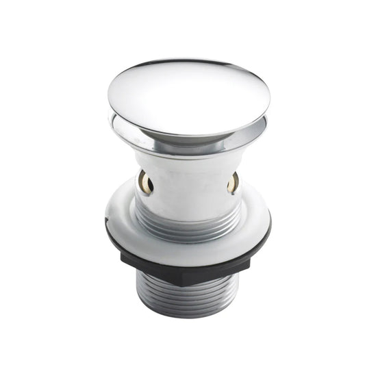 Nuie Easyclean Push Button Plug Basin Waste - Slotted