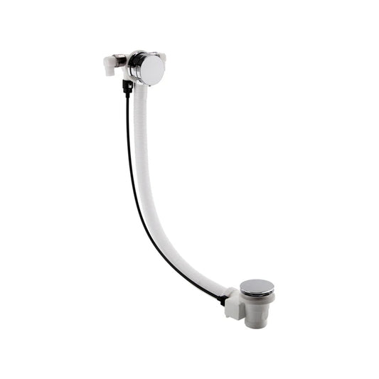 Nuie Round Freeflow Bath Filler for baths up to 20mm thick