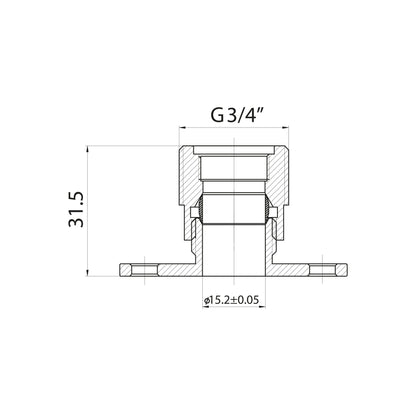 Scudo Fast Fix Brackets  - Chrome