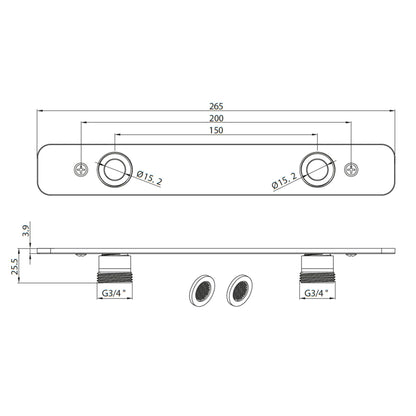 Scudo Easy Kit Plate - Chrome