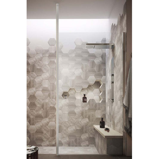 Kartell KV8 2/1m Wetroom Screen Ceiling Post