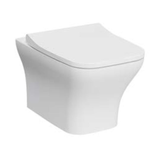 Kartell Eklipse Square Rimless Wall Hung Toilet