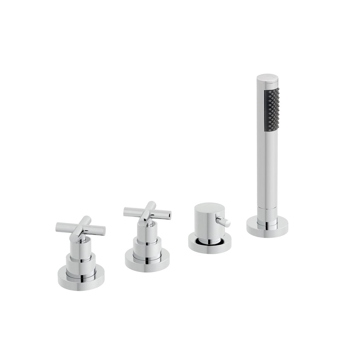 Vado Zoo 4 Hole Bath Shower Mixer Single Lever Deck Mounted