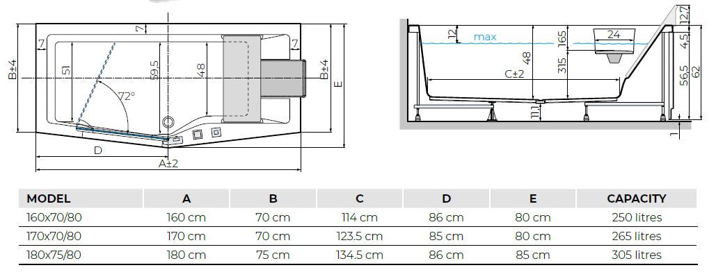 Trojan Elegance Walk In Easy Access Baths