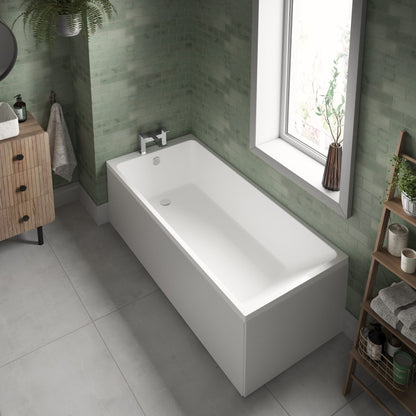 Trojan Solo Edge Single Ended Contemporary Thin Rim bath