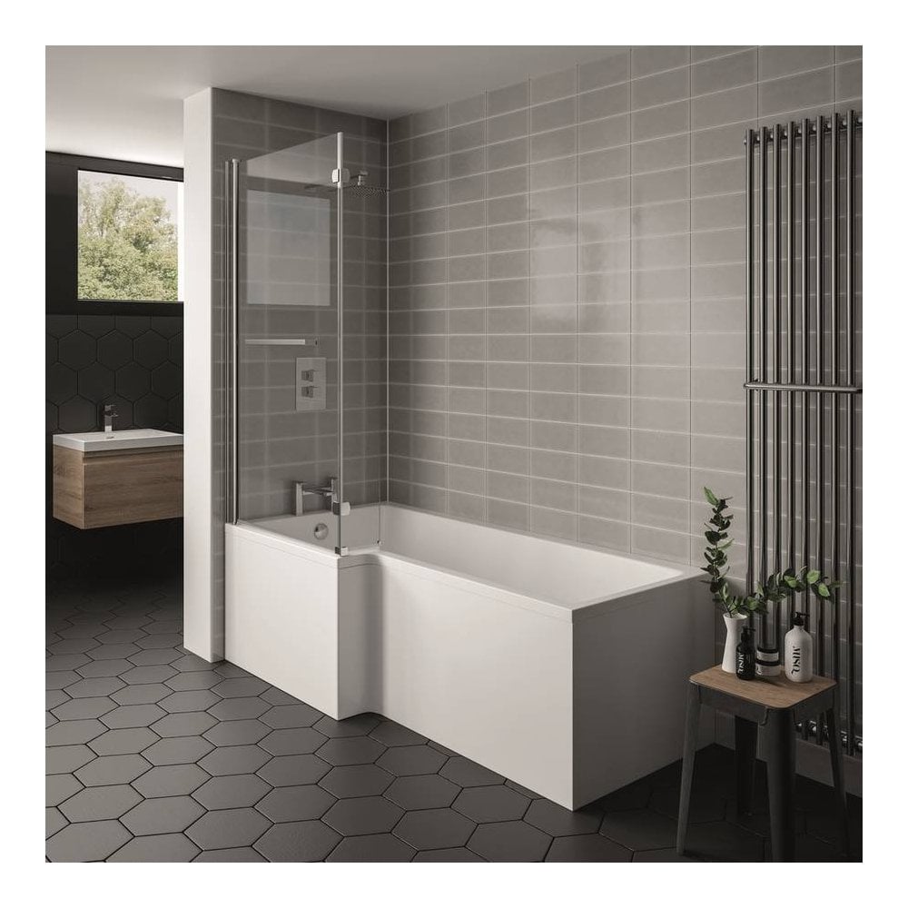 Kartell Elite L Shaped Shower Bath