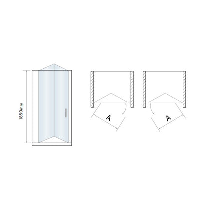 Scudo S6 Shower Enclosure +20mm Extension Piece