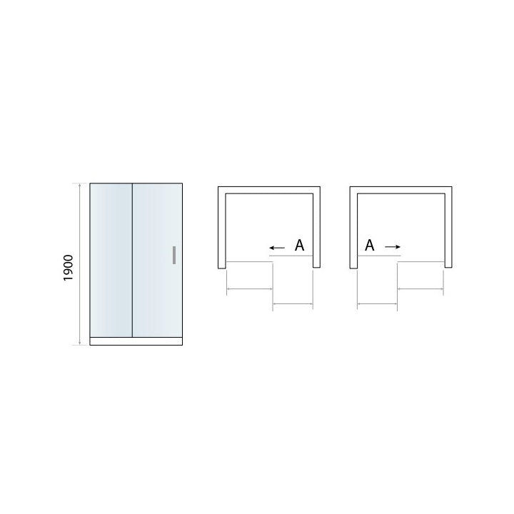 Scudo S6 Shower Enclosure +20mm Extension Piece