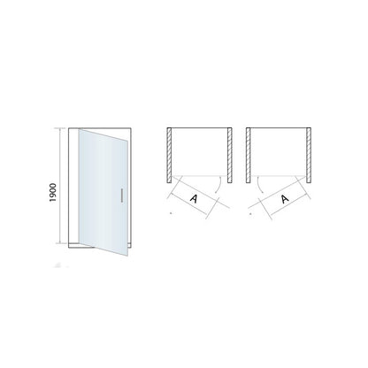 Scudo S6 Shower Enclosure +20mm Extension Piece