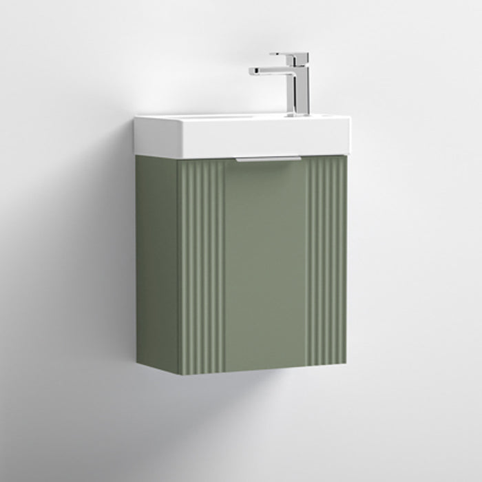 Nuie Deco Compact 400mm Wall Hung Cabinet & Basin