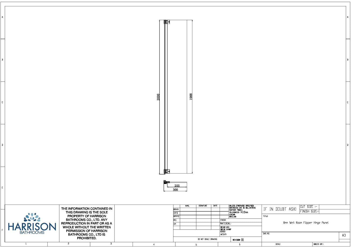 Scudo S8 Fluted Flipper Hinge Pack