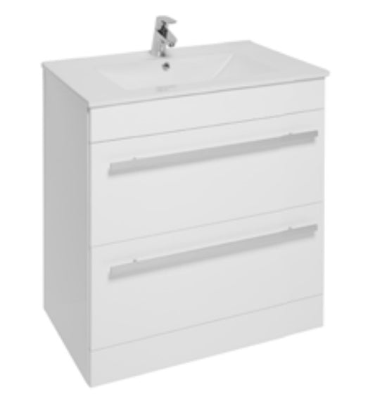 Kartell Purity 800mm 2 Drawer Floor Standing Unit with Basin