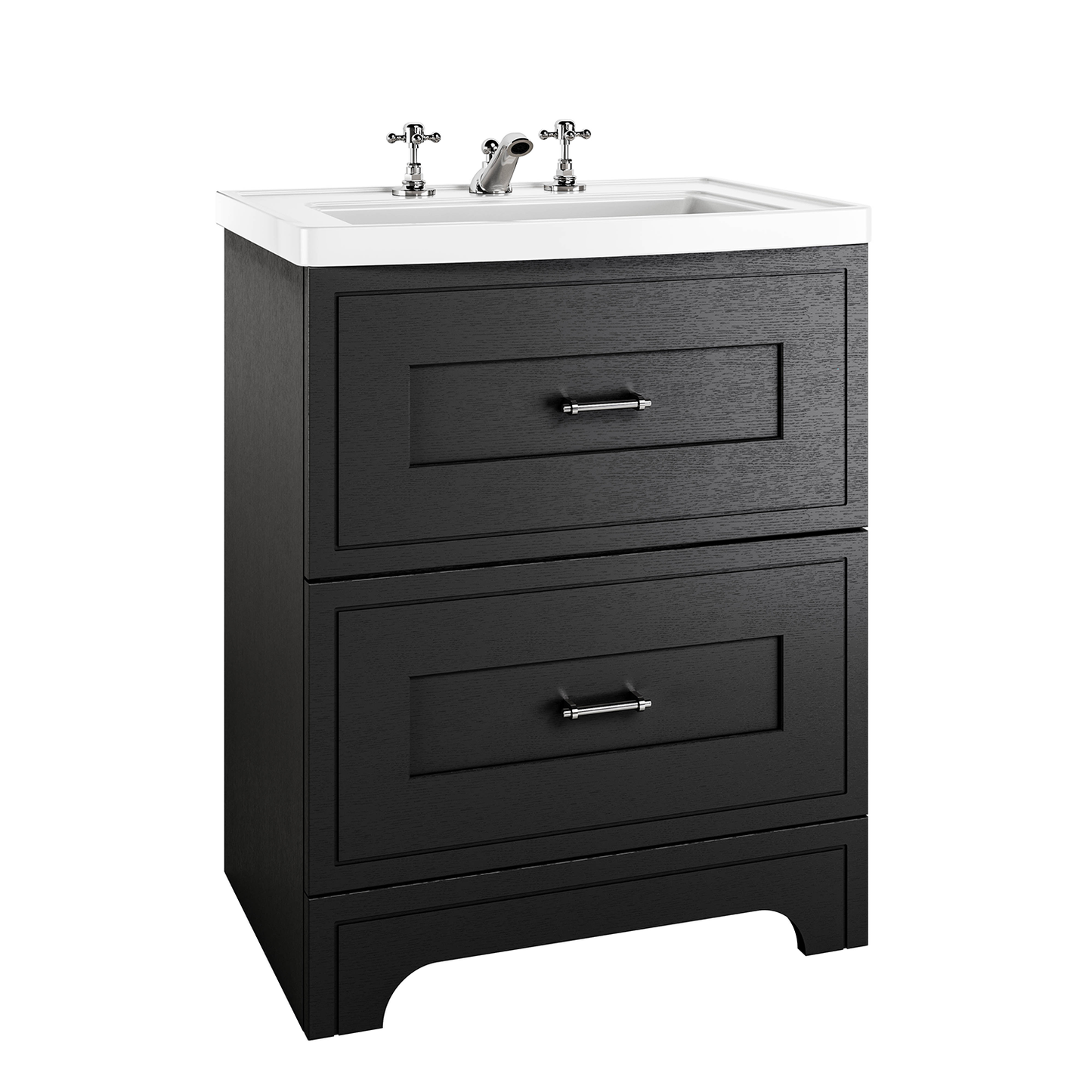 Imperial Fradley 540 x 600mm wall hung 2 door Basin Vanity