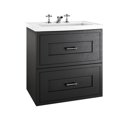 Imperial Fradley 691 x 685mm wall hung 2 drawer Basin vanity