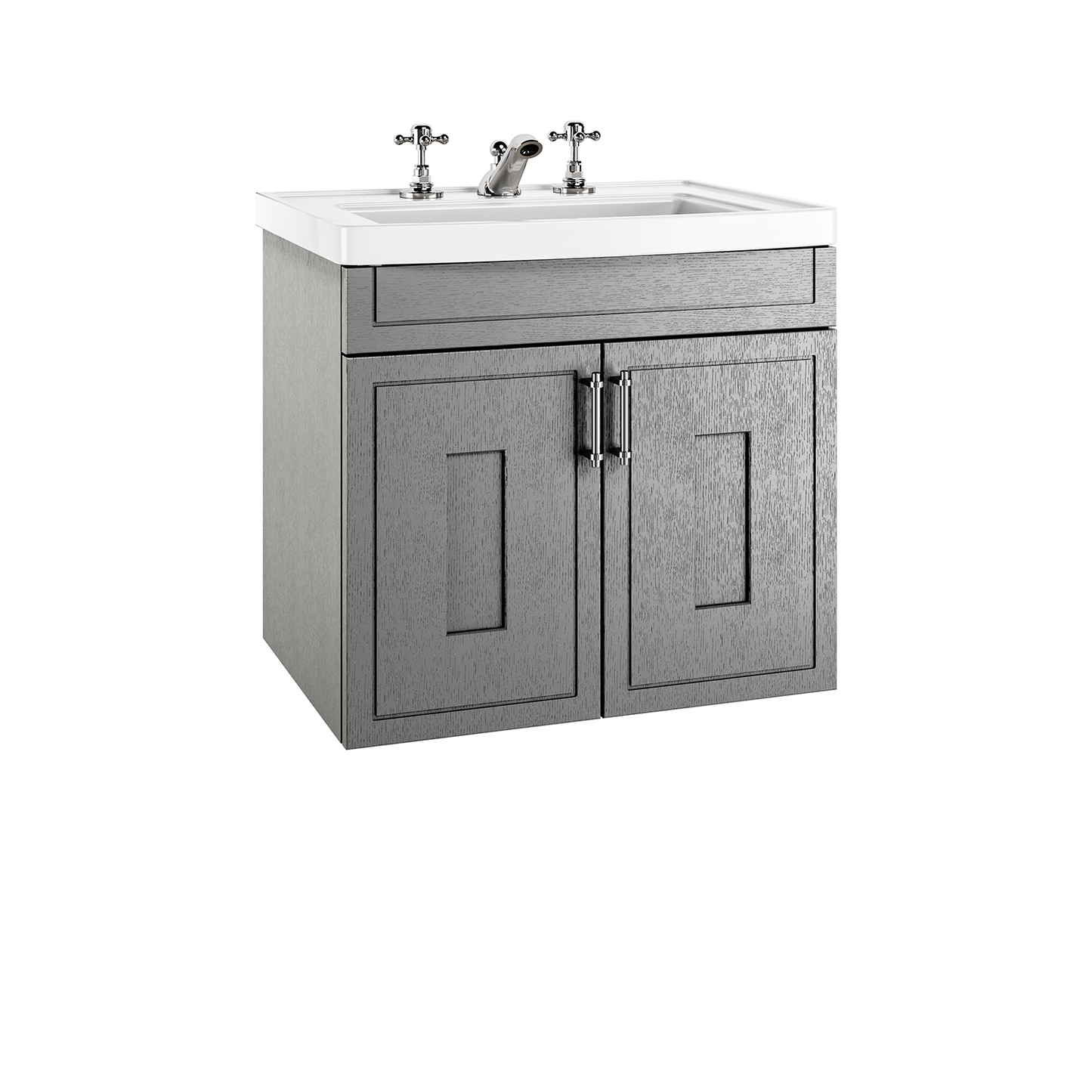 Imperial Fradley 540 x 600mm wall hung 2 door Basin Vanity