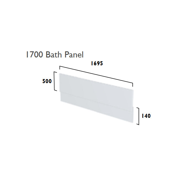 Tavistock Legacy 1700mm Front Bath Panel