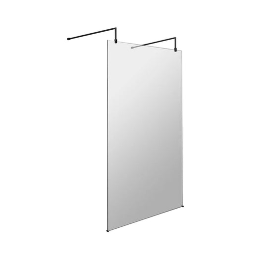 Hudson Reed Freestanding Wetroom Screen With Two Top Support Arms