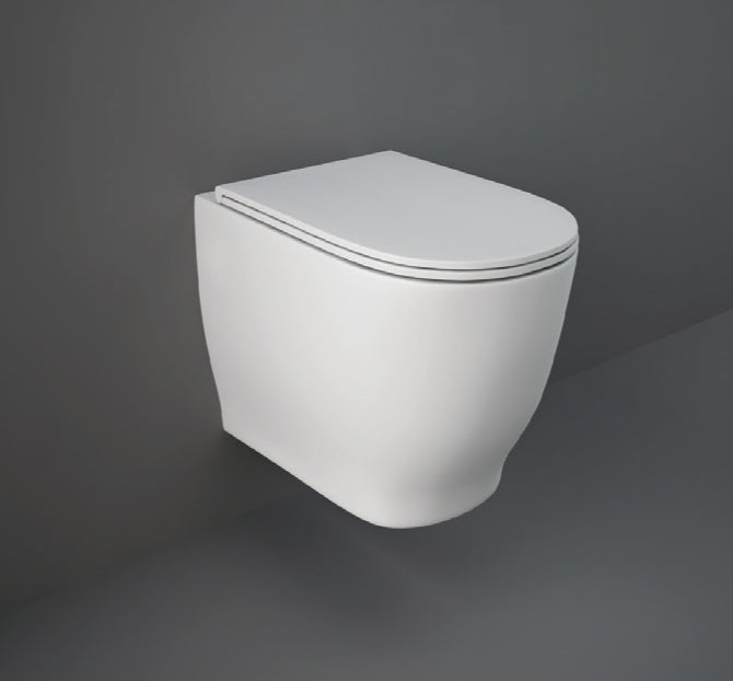 RAK-Moon Rimless Wall Hung WC With Hidden Fixations