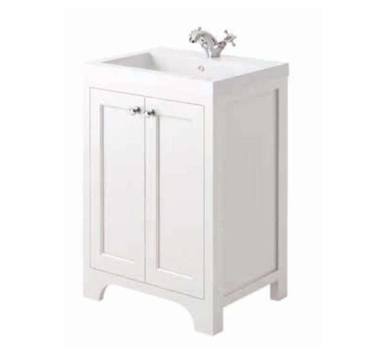 Harrogate Brunswick 600/900mm Vanity Unit and Ceramic Basin