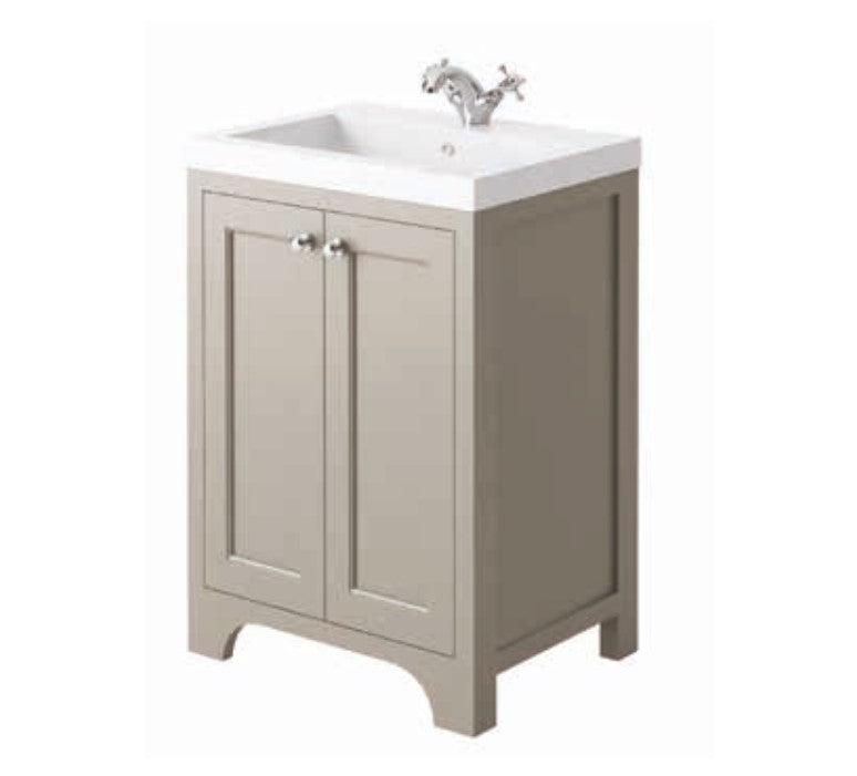 Harrogate Brunswick 600/900mm Vanity Unit and Ceramic Basin