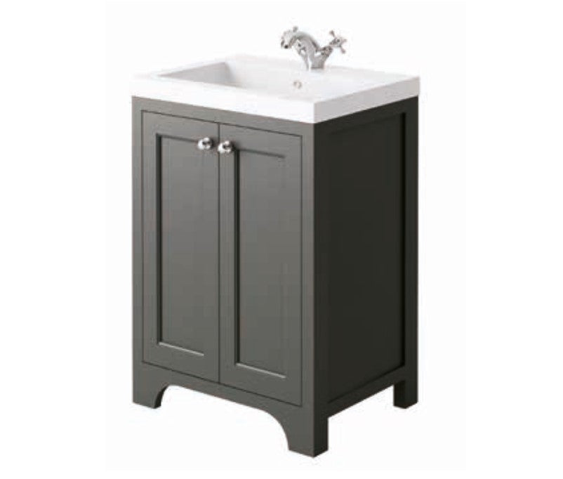 Harrogate Brunswick 600/900mm Vanity Unit and Ceramic Basin