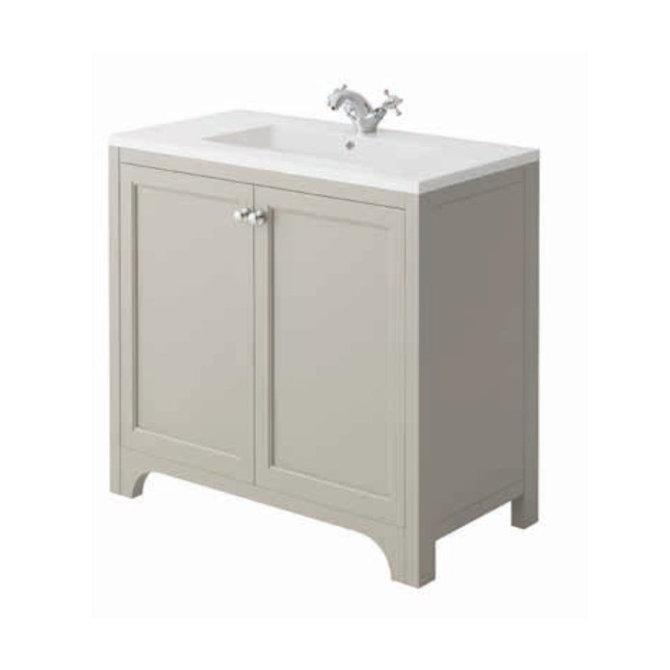 Harrogate Brunswick 600/900mm Vanity Unit and Ceramic Basin