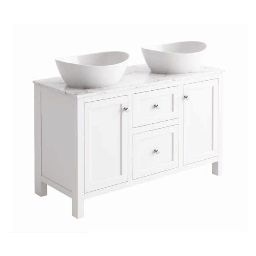 Harrogate Montpelier 1200 Vanity and worktop & Vessel Basin