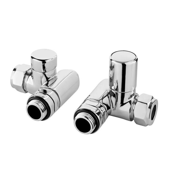 Nuie Corner Minimalist Dual Fuel Radiator Valves Pack (pairs)