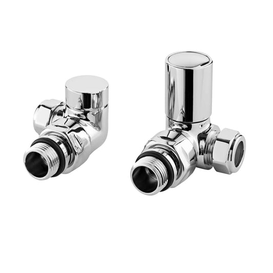 Nuie Corner Minimalist Radiator Valves Pack (pairs)