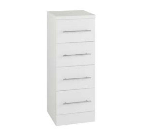 Kartell Impakt 300mm 4 Drawer Base Unit