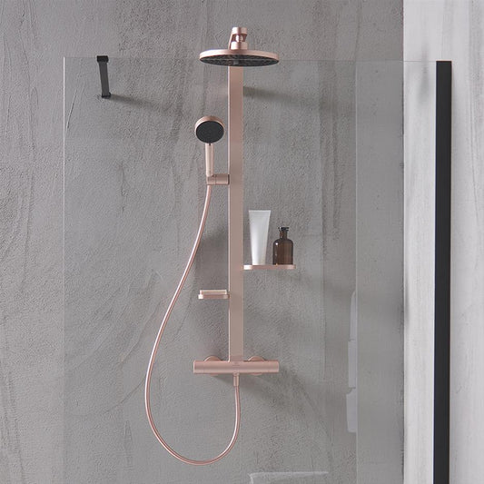 Ideal Standard Ceratherm Alu+ Thermostatic Shower System with 2 Shelves