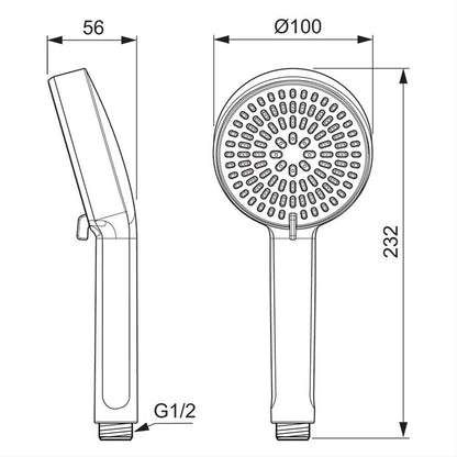 Ideal Standard Idealrain ALU+ Handspray