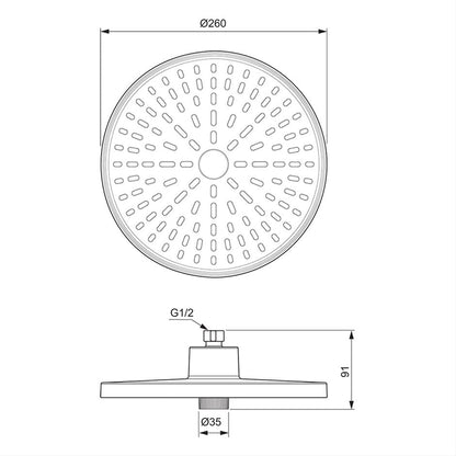 Ideal Standard Idealrain ALU+ Showerhead