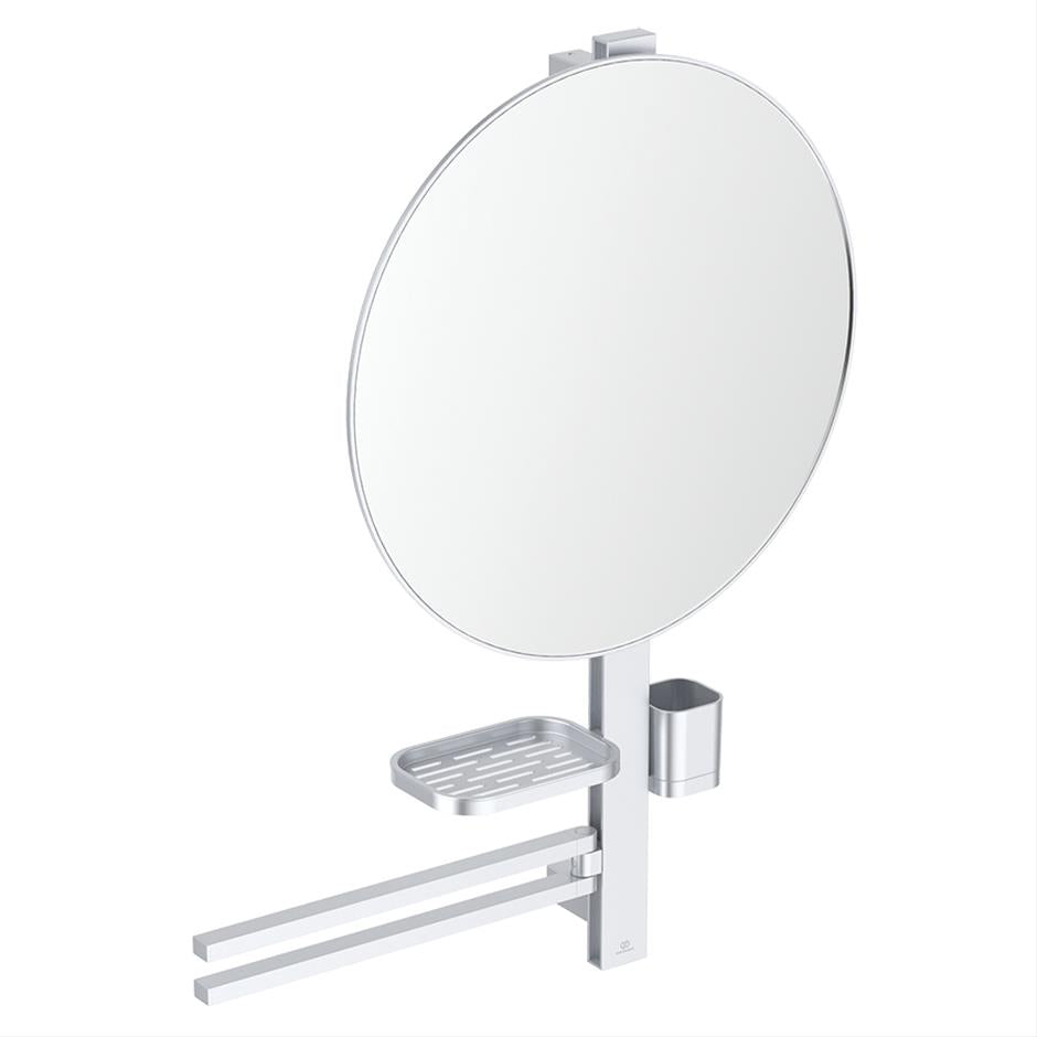 Ideal Standard ALU+ Beauty Bar with Round Mirror