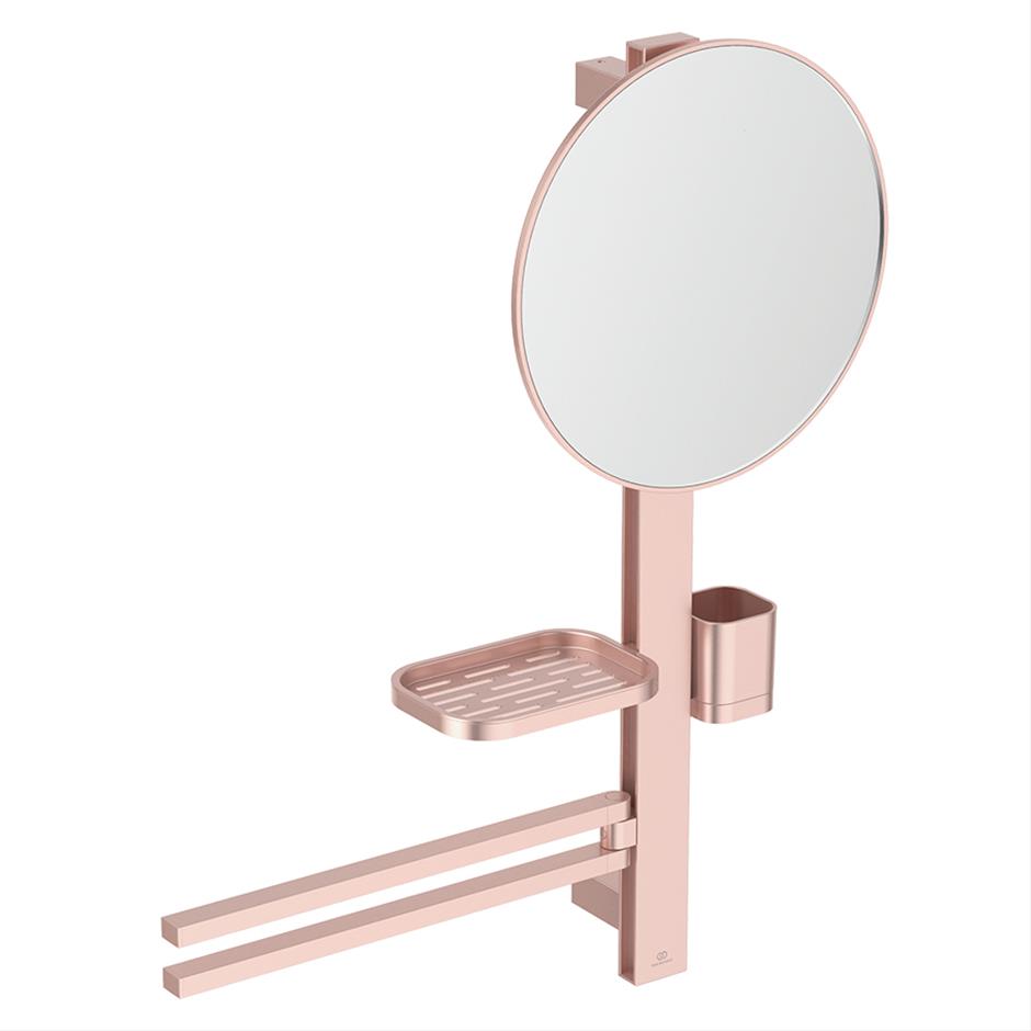 Ideal Standard ALU+ Beauty Bar with Round Mirror