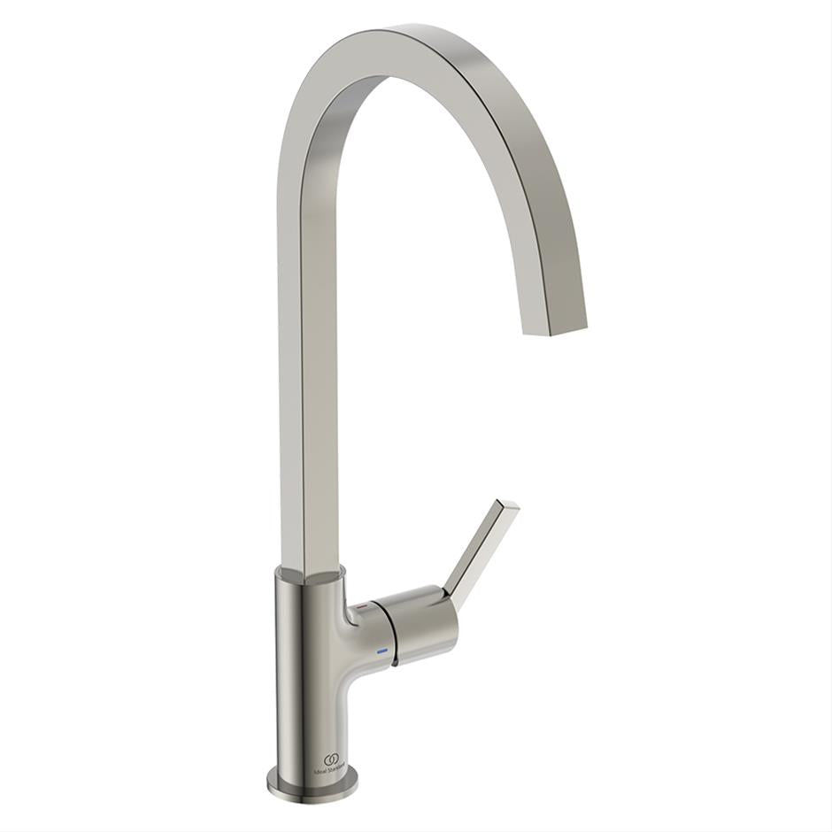 Ideal Standard Gusto Single Lever C Spout Kitchen Mixer