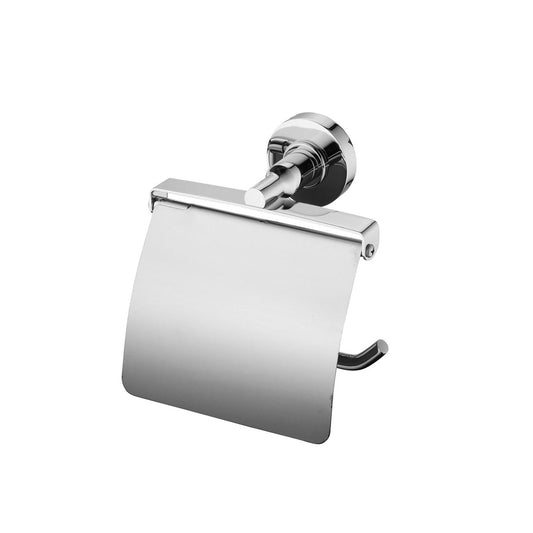 Ideal Standard IOM Round/Square Toilet roll holder with cover - chrome