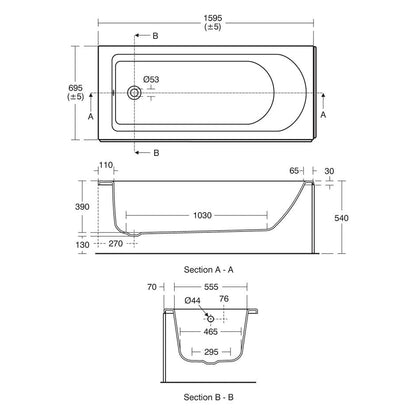 Ideal Standard Tesi Idealform bath