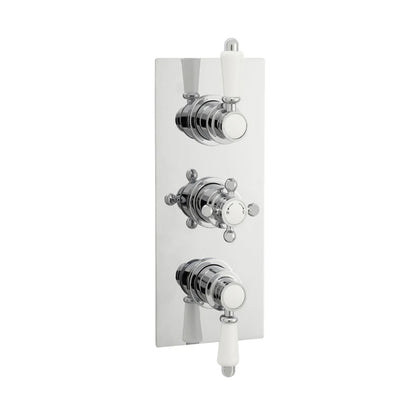 Nuie Victorian Traditional Triple Concealed Thermostatic Shower Valve