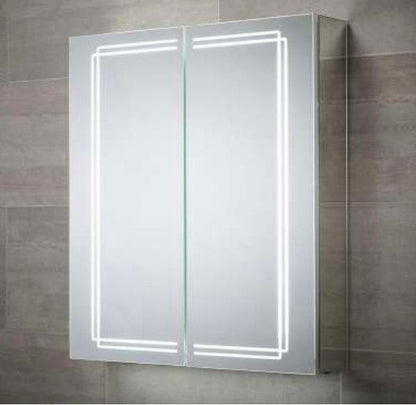 Sensio Ili LED illuminated cabinet with 2 Glass Shelves