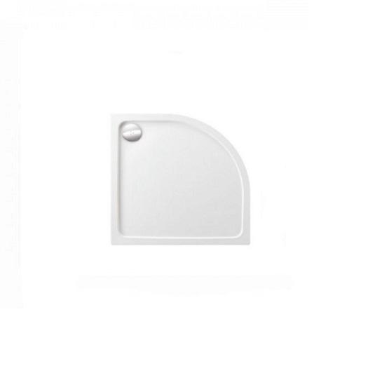 Kartell JTFusion Quadrant Anti-Slip Shower Tray With Waste - White