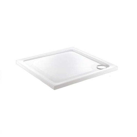 Kartell JTFusion Square Shower Tray with Waste - White