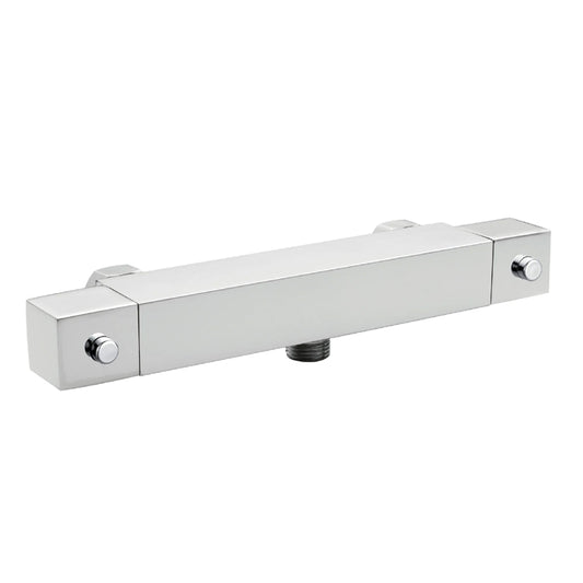 Nuie Square Thermostatic Bottom outlet Bar Valve - Clearance