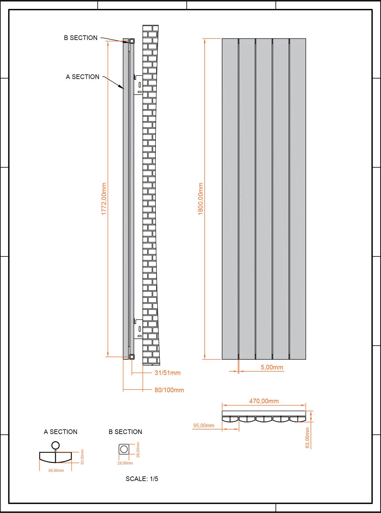 Scudo Korali Aluminium Radiator