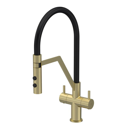 Nuie Ravi Mono Dual Lever Basin Tap