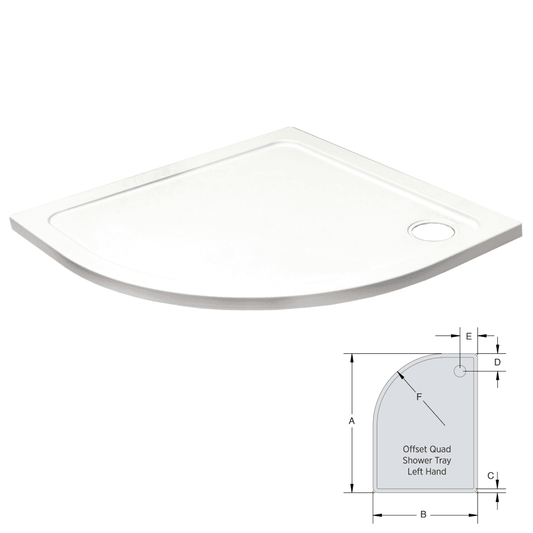 Kartell K-Vit Offset Quadrant Low Profile Tray