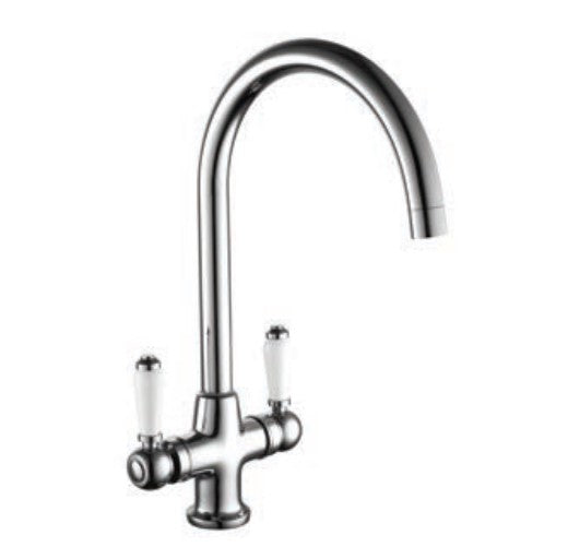 Kartell Traditional Mono Sink Mixer - Chrome